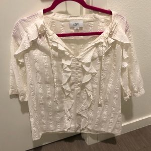 Ann Taylor Loft White Top